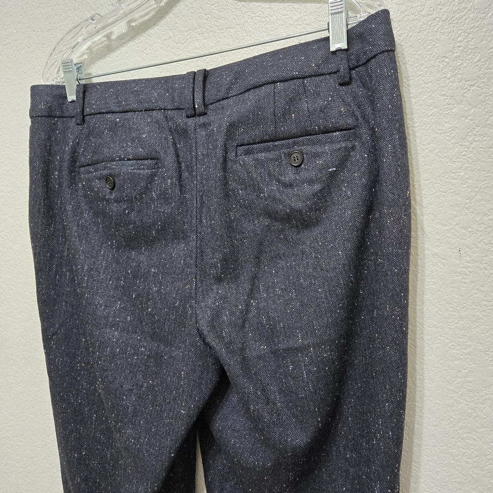 Talbots Windsor Blue Gray Wool  Pants Size 12 - Picture 6 of 11